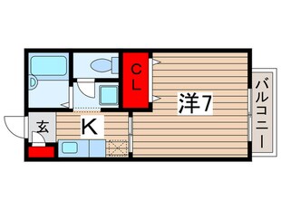 ラフォーレ轟の物件間取画像